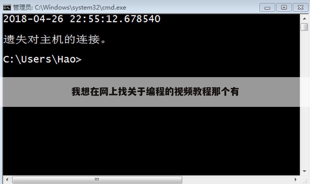 我想在网上找关于编程的视频教程那个有