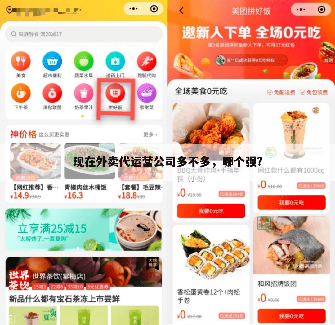 现在外卖代运营公司多不多，哪个强?