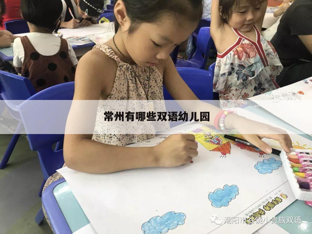 常州有哪些双语幼儿园