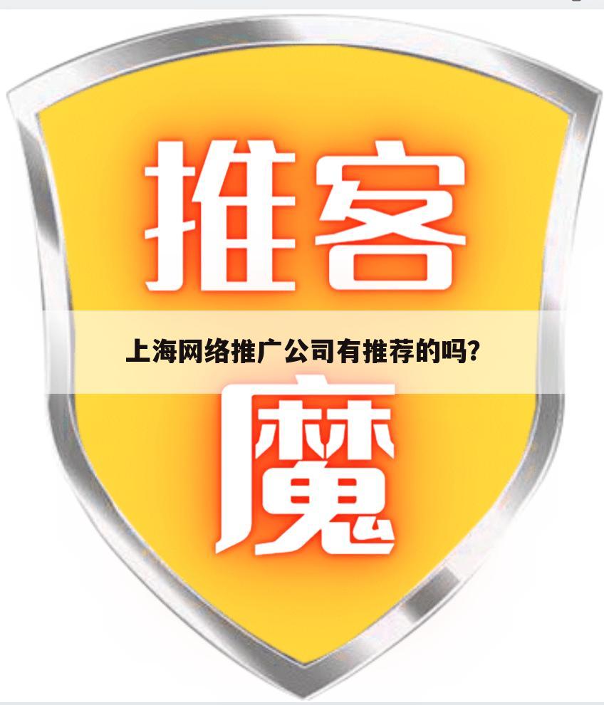 上海网络推广公司有推荐的吗？