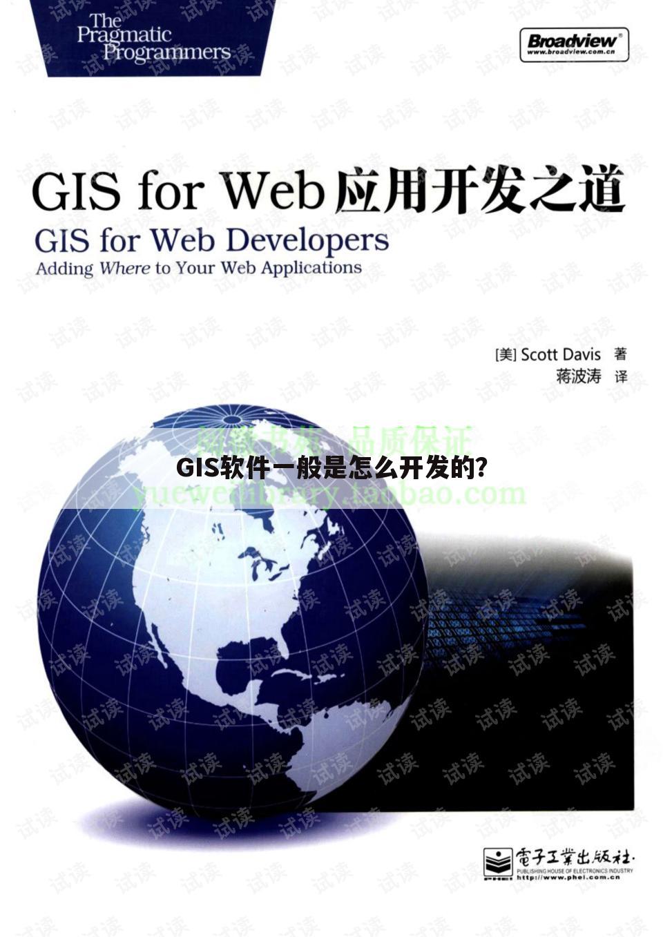 GIS软件一般是怎么开发的？