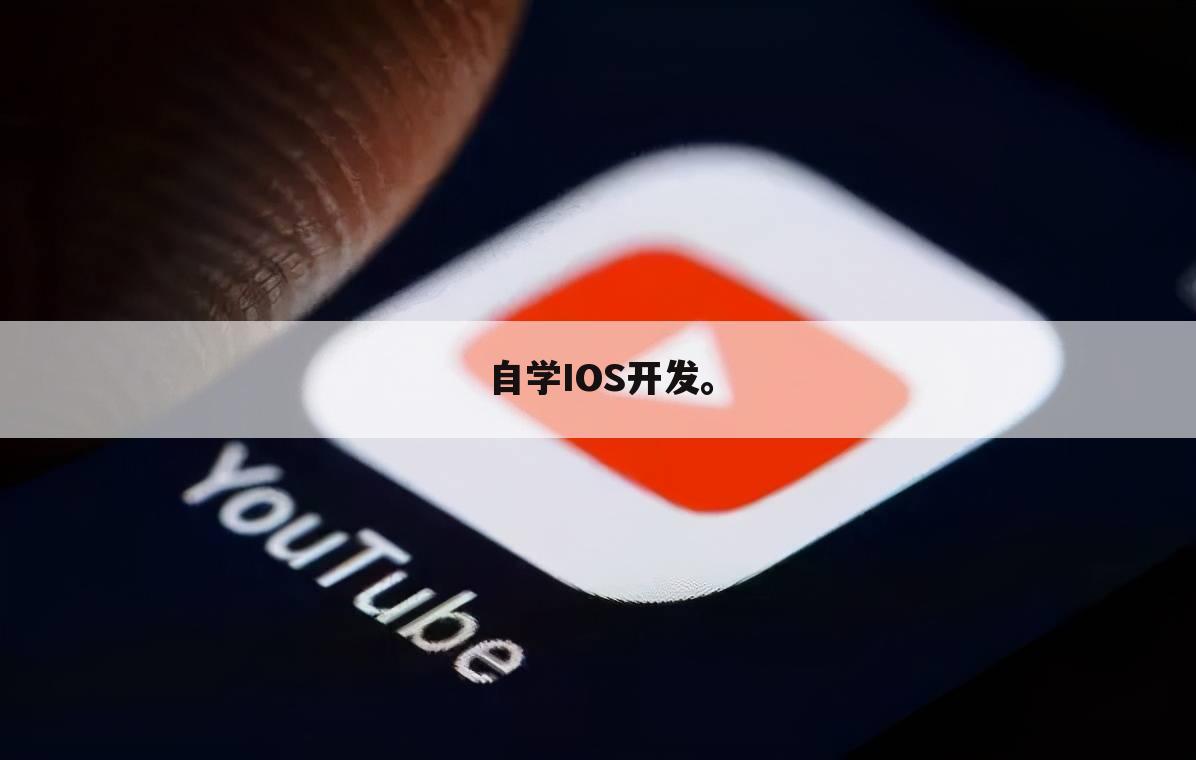 自学IOS开发。