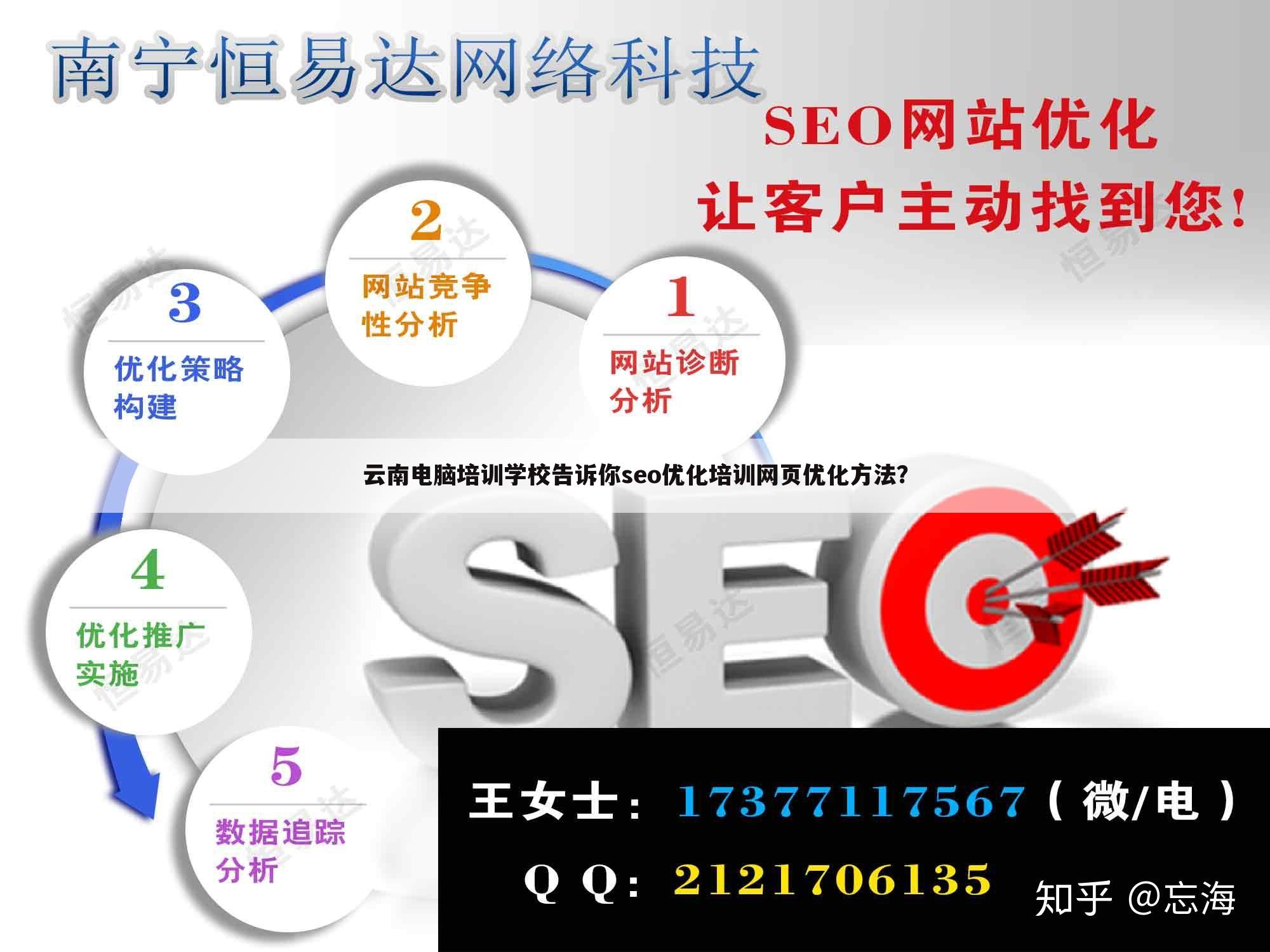 云南电脑培训学校告诉你seo优化培训网页优化方法？