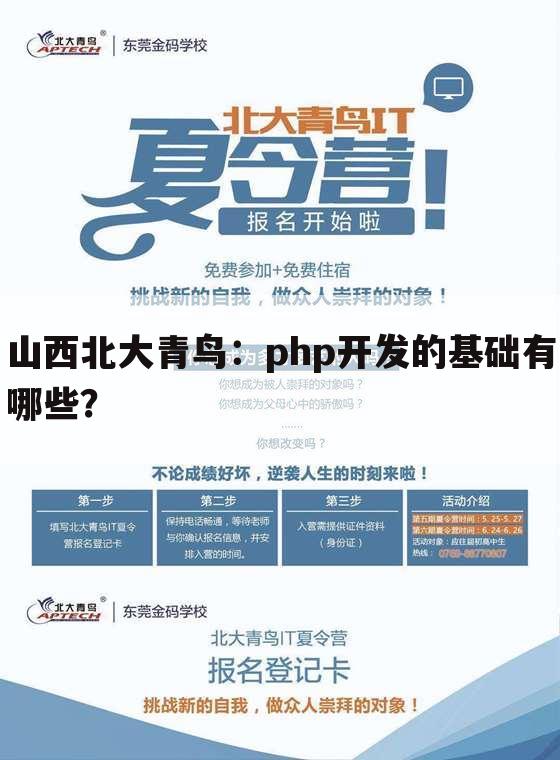 山西北大青鸟:php开发的基础有哪些?