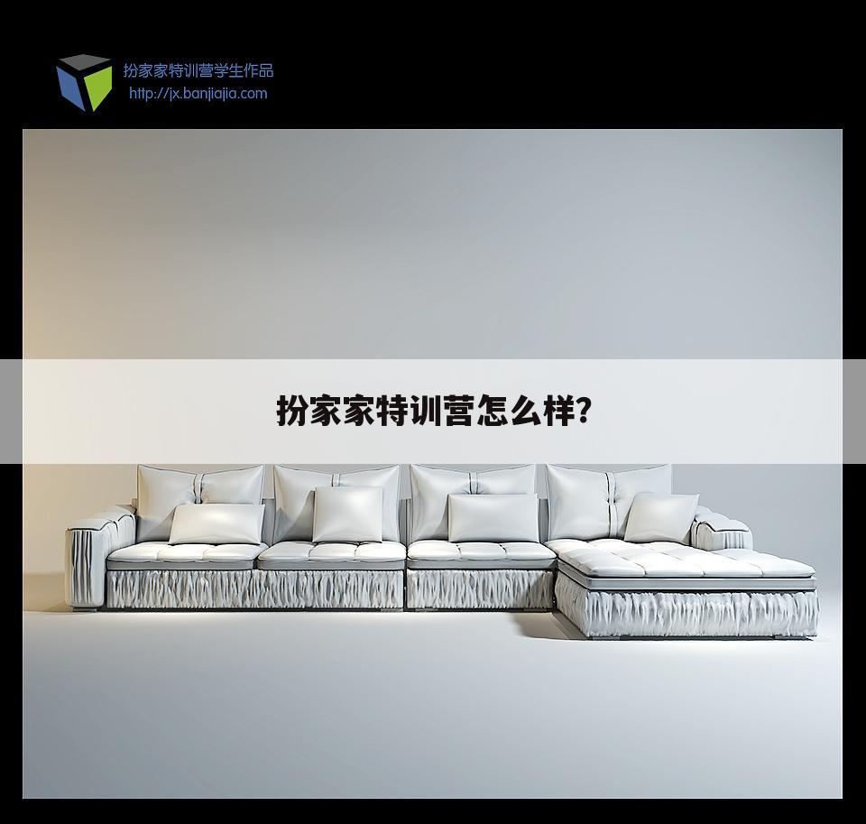 扮家家特训营怎么样?