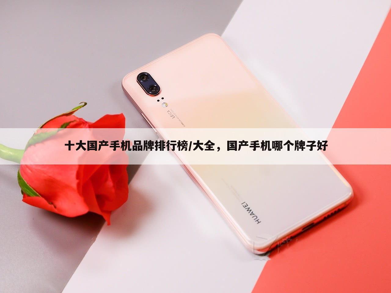 十大国产手机品牌排行榜/大全，国产手机哪个牌子好