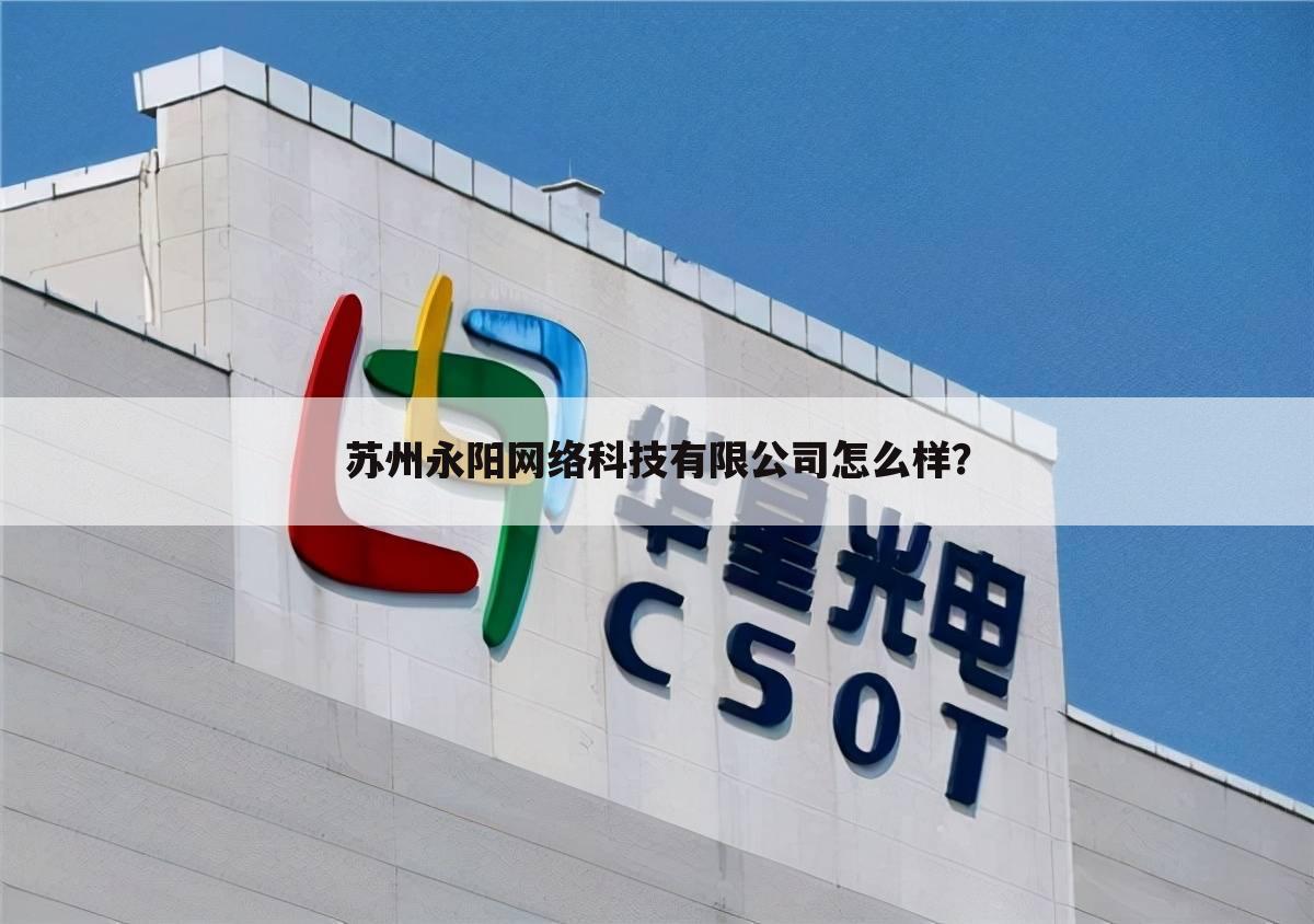 苏州永阳网络科技有限公司怎么样?