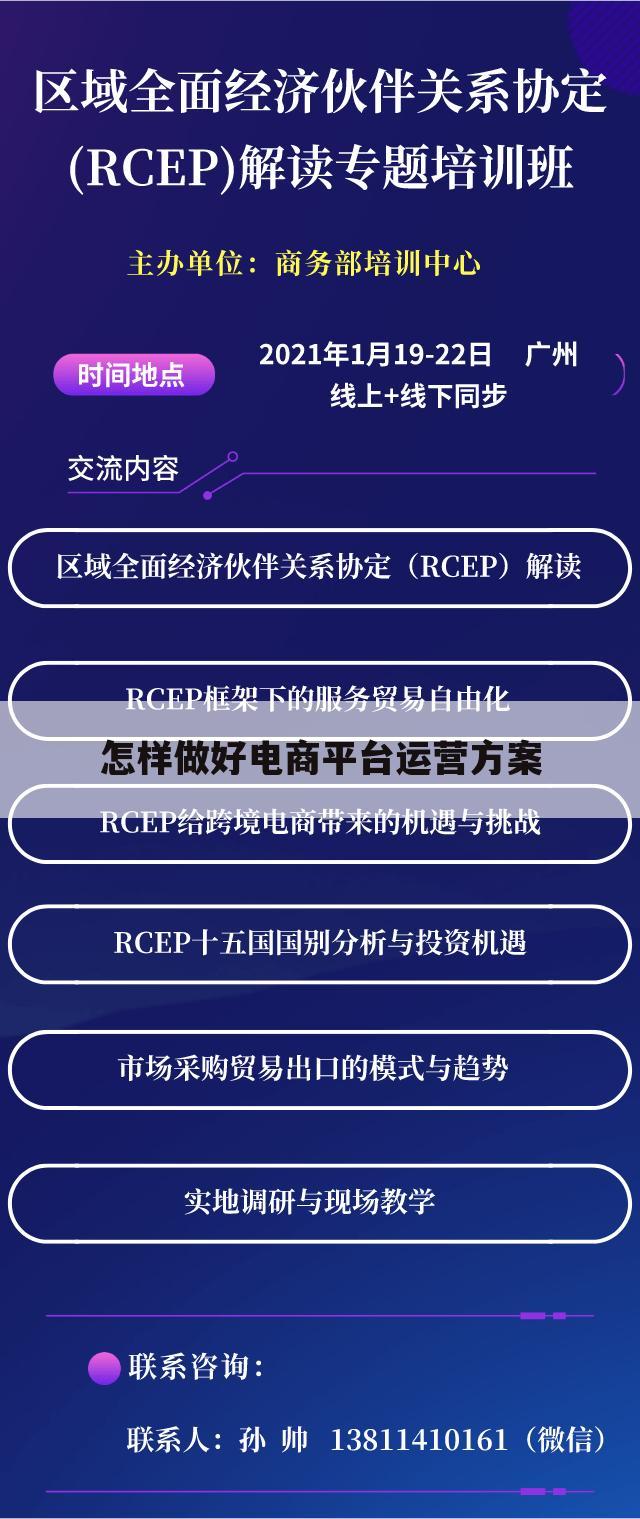 怎样做好电商平台运营方案