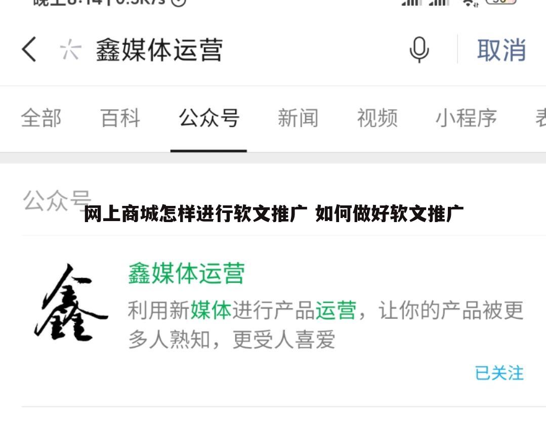 网上商城怎样进行软文推广 如何做好软文推广