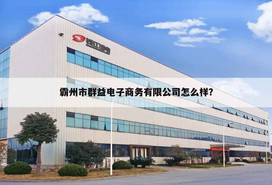 霸州市群益电子商务有限公司怎么样？