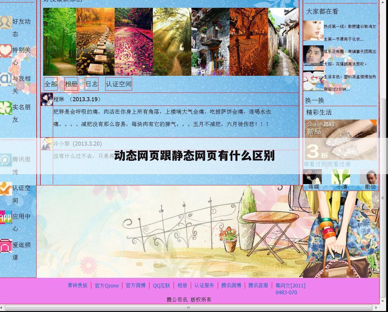 动态网页跟静态网页有什么区别