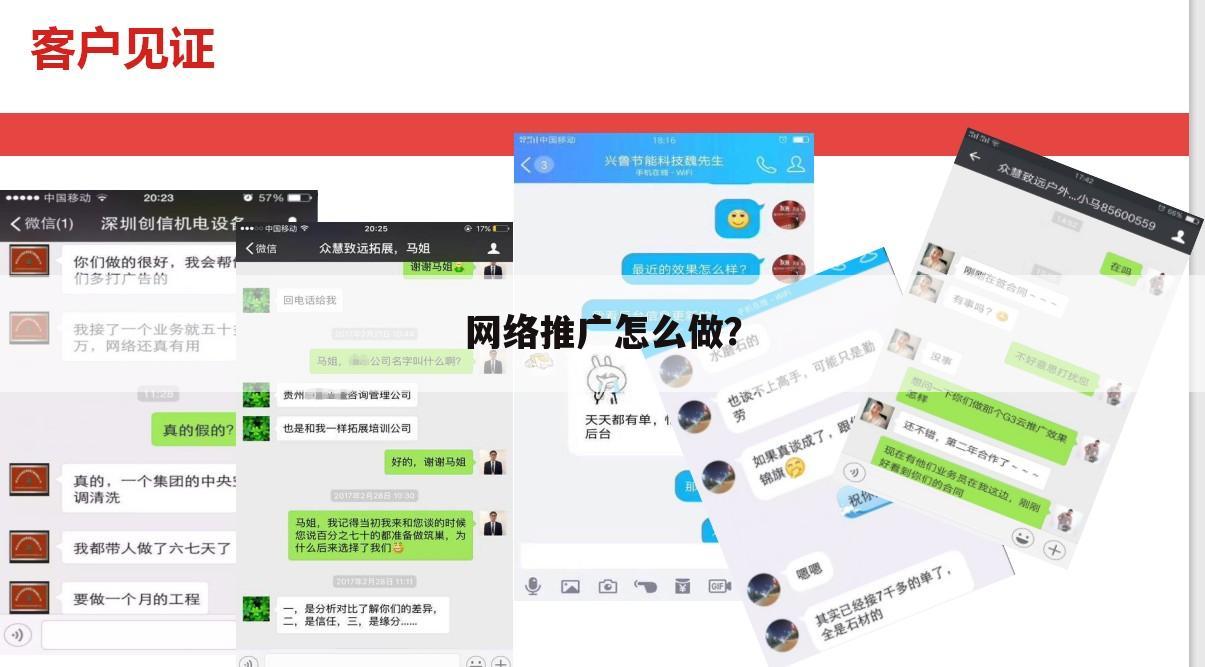 网络推广怎么做？