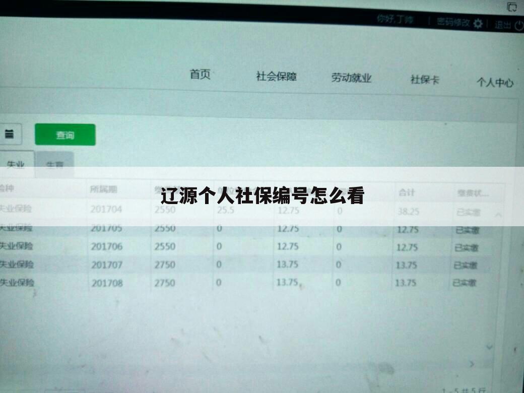 辽源个人社保编号怎么看