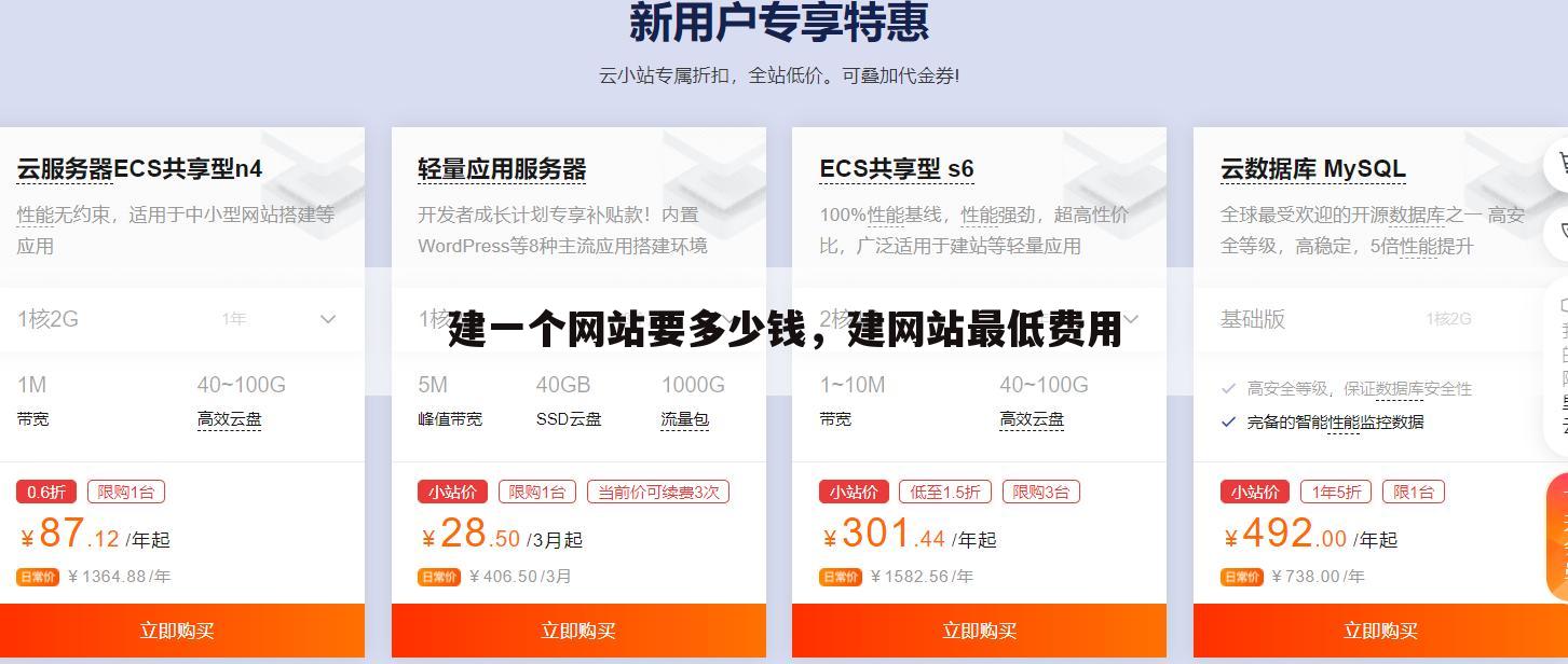 建一个网站要多少钱,建网站最低费用