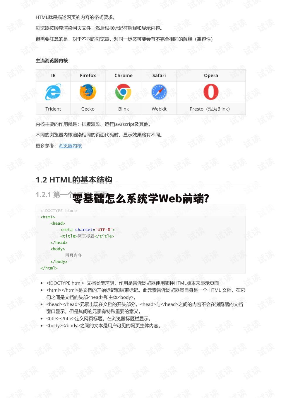 零基础怎么系统学Web前端?