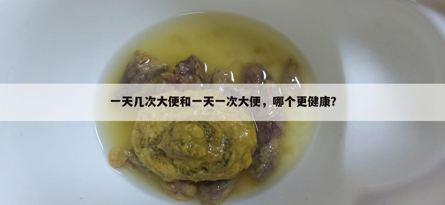 一天几次大便和一天一次大便,哪个更健康?