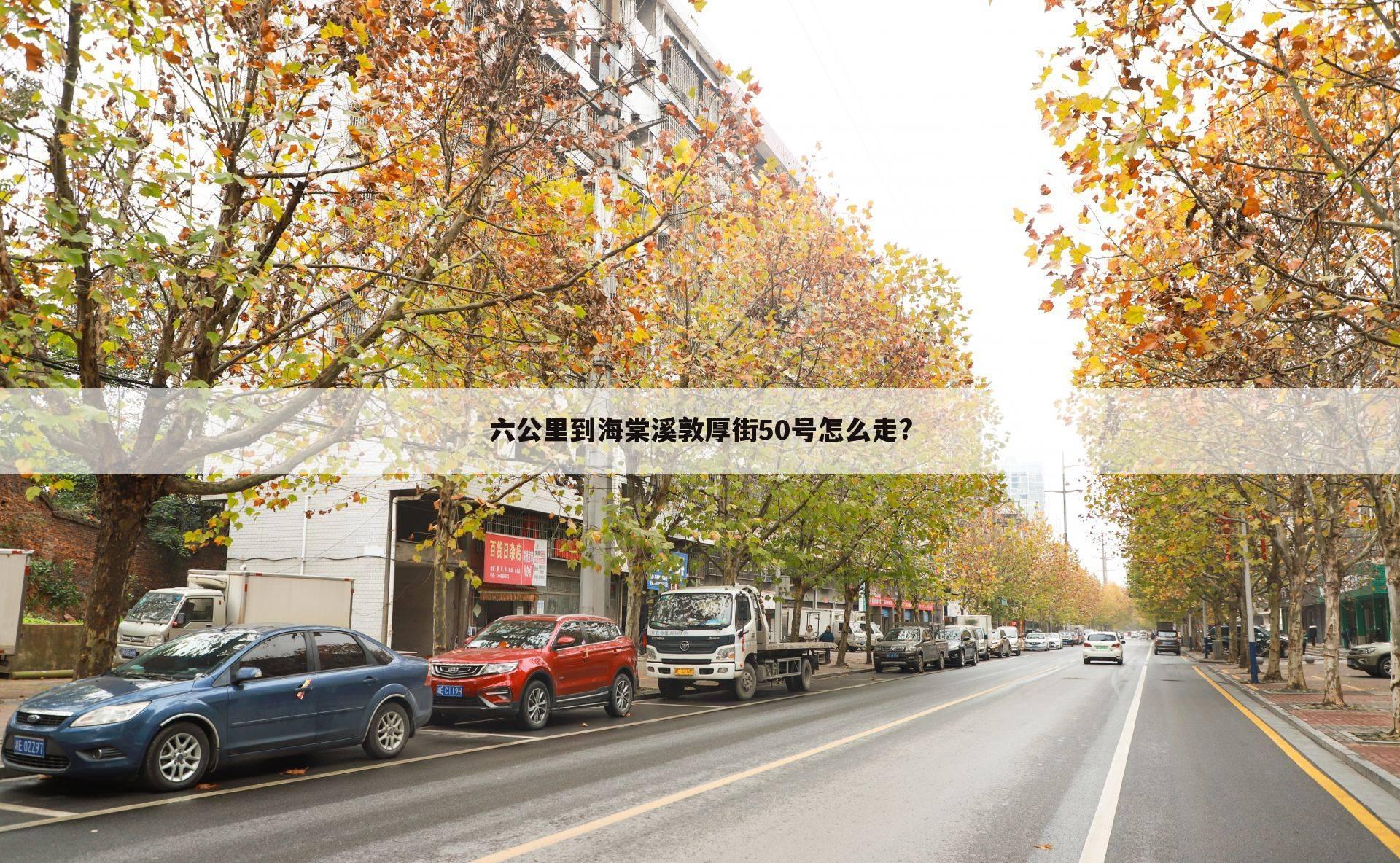 六公里到海棠溪敦厚街50号怎么走?