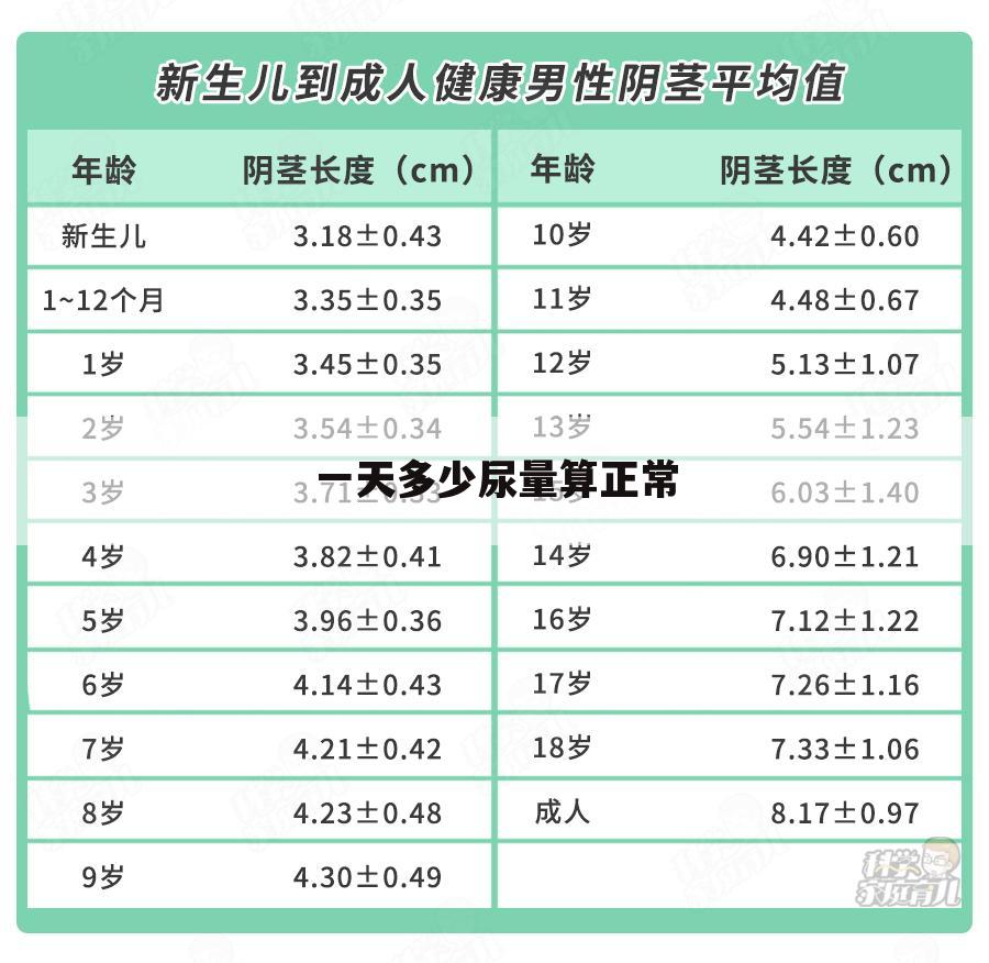 一天多少尿量算正常