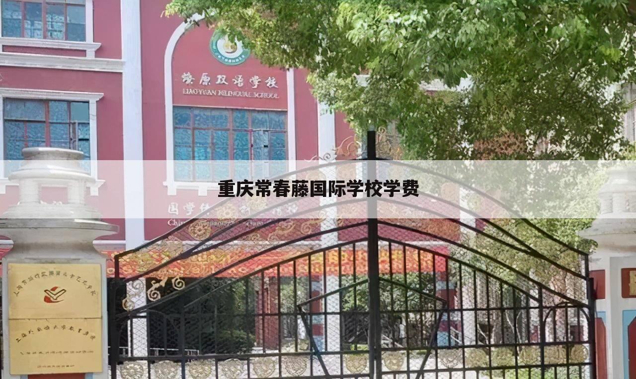 重庆常春藤国际学校学费